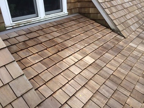Minneapolis Cedar roof cleaning after Kuhl B