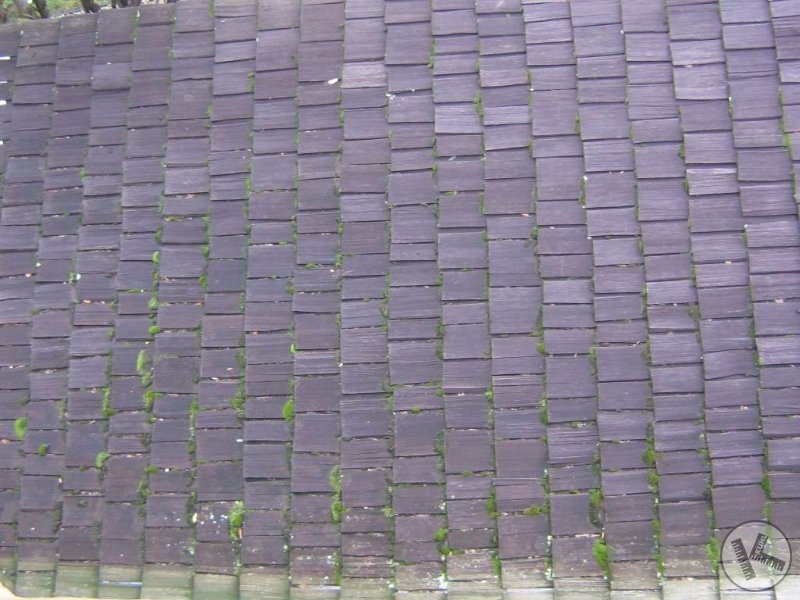 BEFORE: Rotten Cedar Roof Before Pressure Washing (Wayzata, MN)