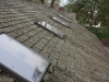 BEFORE: Skylight Replacement & Cedar Roof Washing