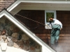 DURING: Professional Cedar Roof Cleaning (Eden Prairie, MN)
