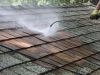 DURING: Washing A Cedar Roof in Wayzata