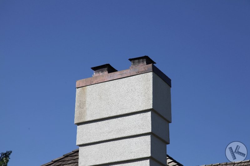 Chimney Cap replaced with Copper Sheet Metal in Wayzata