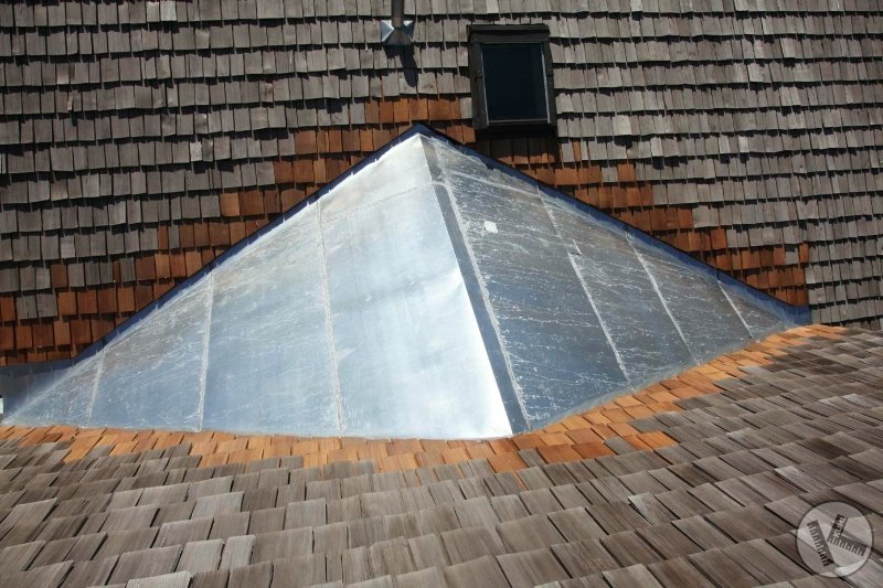 Large Galvanized Steel Roof Saddle in Victoria Minnesota
