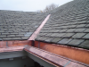 Copper Integral Gutter on Slate Roof