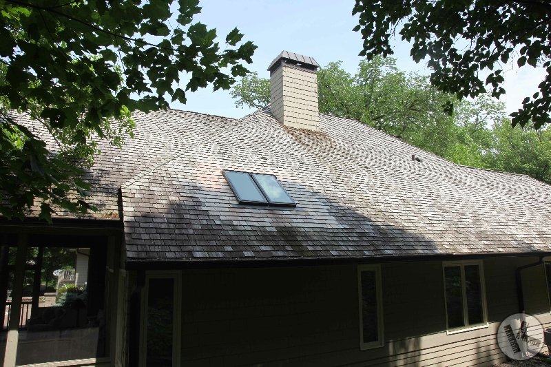 Skylight Replacement One-Year Later on Cedar Roof in Minnetonka
